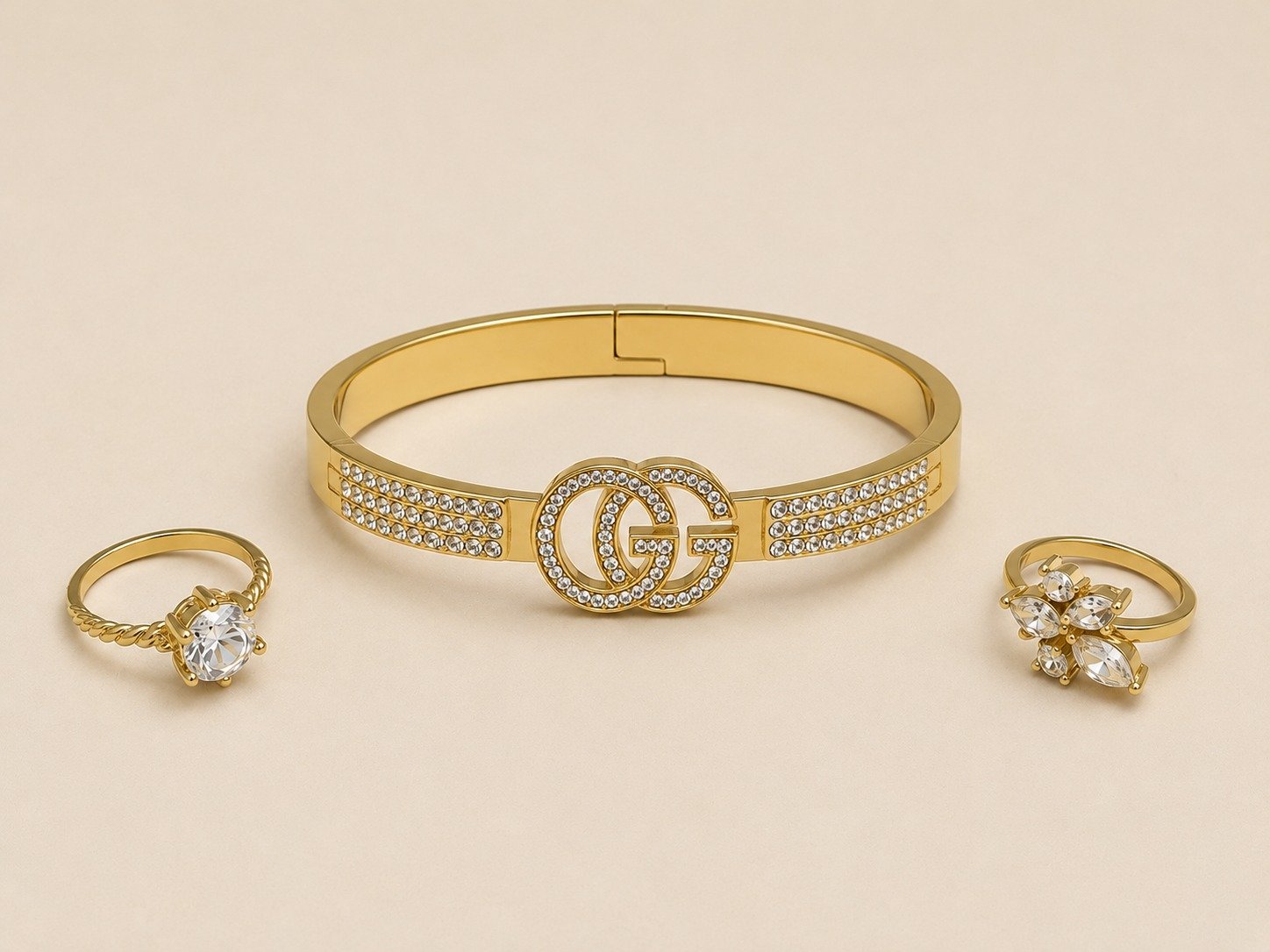 Luxury G U C C HI Bangle & FREE Ring